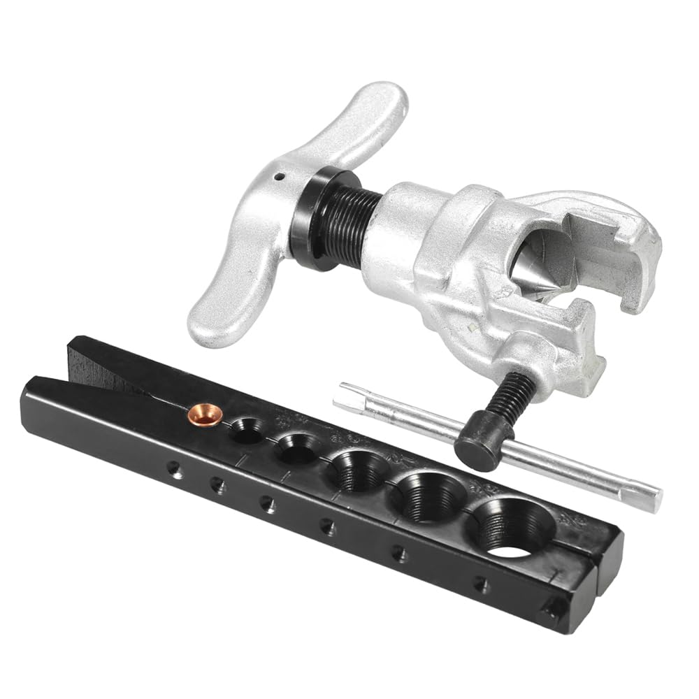 Set di strumenti di svasatura eccentrica per applicazioni di tubazioni dei freni a gas per acqua di refrigerazione Tubi 6 matrici Dimensioni 1/4-3/4 pollici Angolo di 45 gradi Tipo