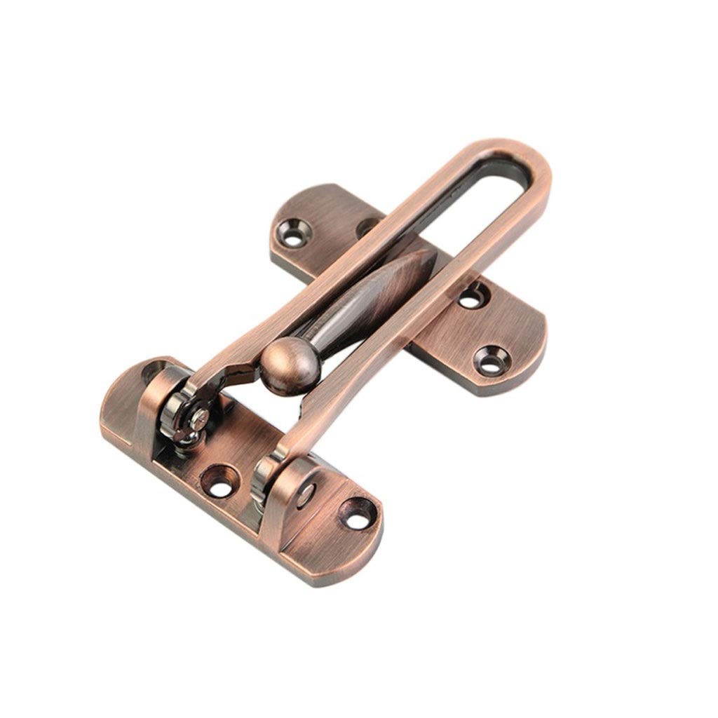 Pestillo de puerta, cerradura de puerta, 1 pieza de pestillo de puerta de aleación de zinc, pestillo deslizante, cerradura antirrobo, cadena de seguridad for oficina de hotel, pestillos de p