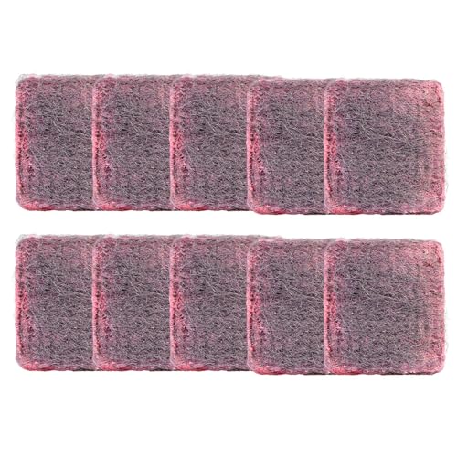Estropajo de lana de acero, 10 unidades, de metal, esponjas de limpieza para el hogar, accesorios de cocina, accesorios de cocina, limpieza de sartenes y horno