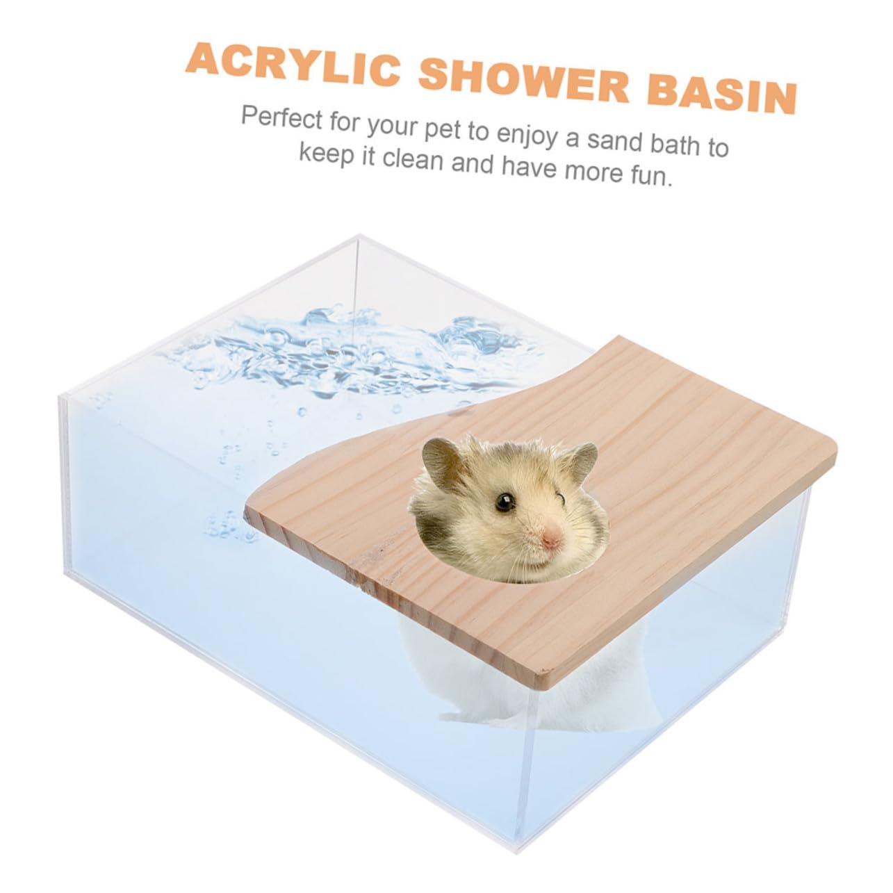 Acryl Hamsterbadewanne Sandkasten Durchsichtig Verschleißfest Für Kleintiere Sandbadewanne Kleines Haustierzubehör
