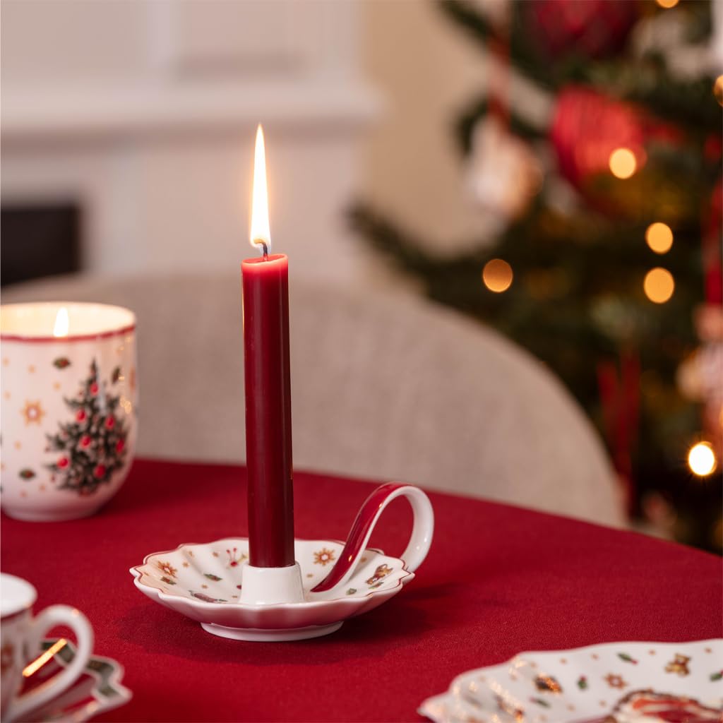 Villeroy & Boch - Toy's Delight Kerzenständer Bunt, Weihnachtsdeko, Nostalgie, Dekoration Weihnachten für Teelichter oder Kerzen, Premium Porzellan