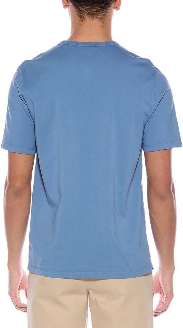 Vince Men's Garment Dye S/s Henley, Washed Lake View, X-Large Blue - Image 2