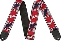 Fender’s most recognizable strap is now available with a comfortable nylon underside for an ultra-comfortable fit and six different colour options for even more Fender personality. Fully adjustable length (36”-58”) provides versatile fit for most pla...
