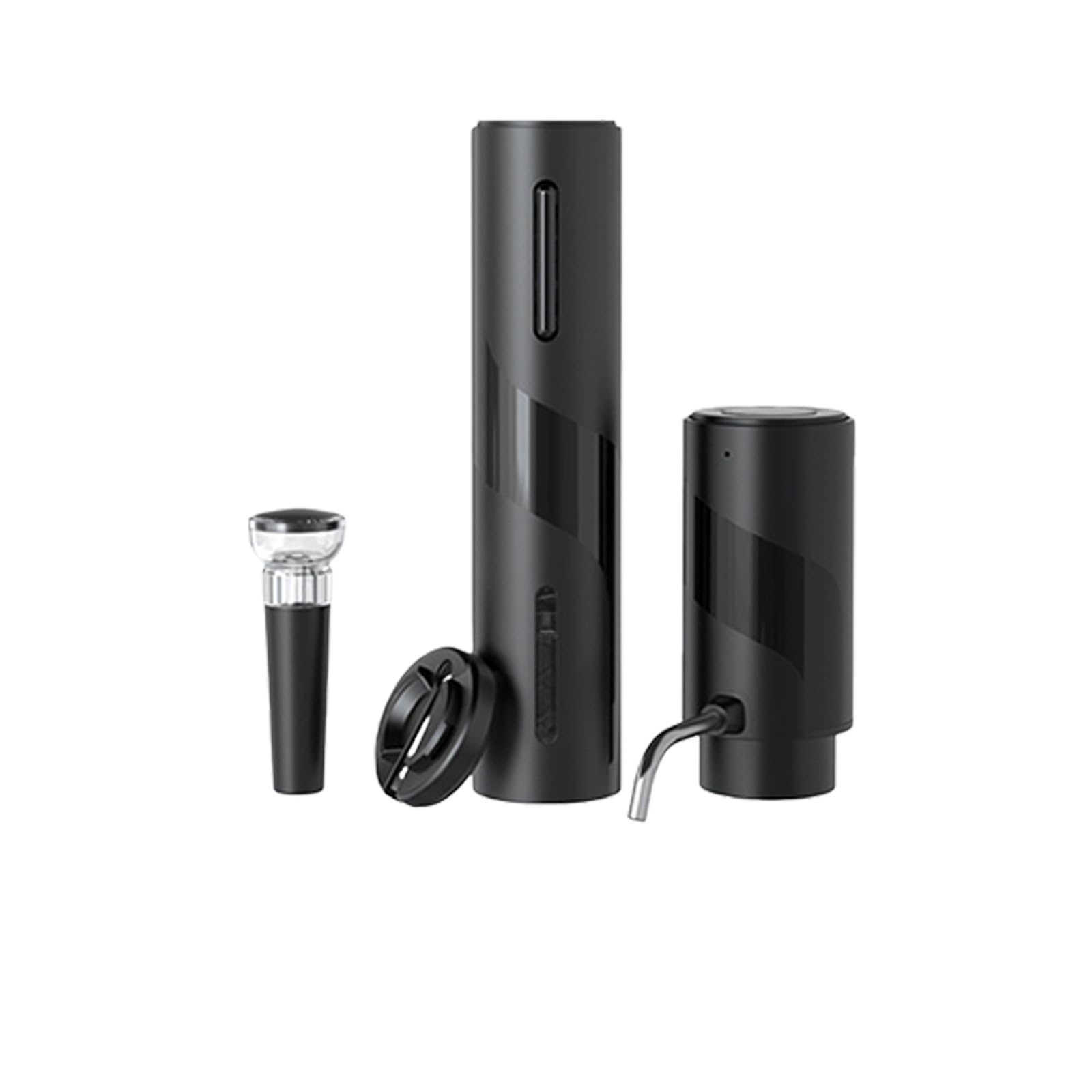Tsophreniq Complete Wine Serving Set Featuring Electric Corkscrew and Rapid Oxidation Process Wine Decanter with Aerator