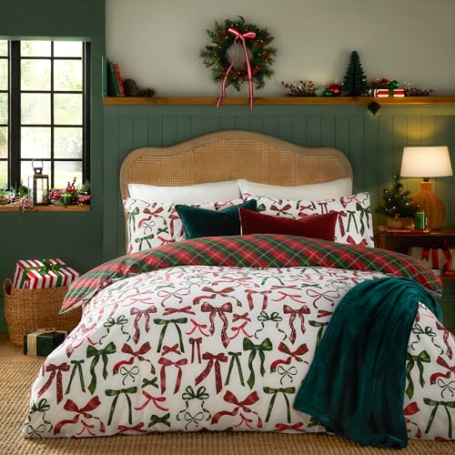 Furn. Nathalie Bows Bettbezug-Set – Festliche, wendbare...
