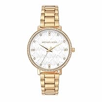 Michael Kors – Collezione PYPER, colore oro, orologio in acciaio legato da donna MK4666
