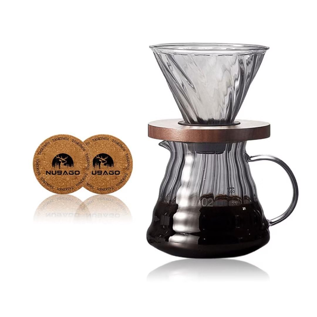 Amazon | NUBAGO コーヒーサーバー コーヒードリッパーセット 耐熱