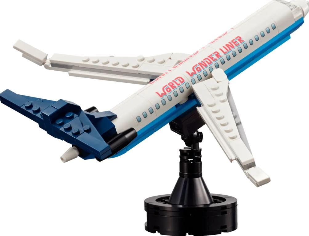 LEGO Family Momenti di Viaggio, Mappa del Mondo Giocattolo con Aereo da Costruire e Supporto Foto, Giochi per Bambini e Bambine, Gadged Idea Regalo per Ragazzi e Ragazze, Attività per Famiglia 41838