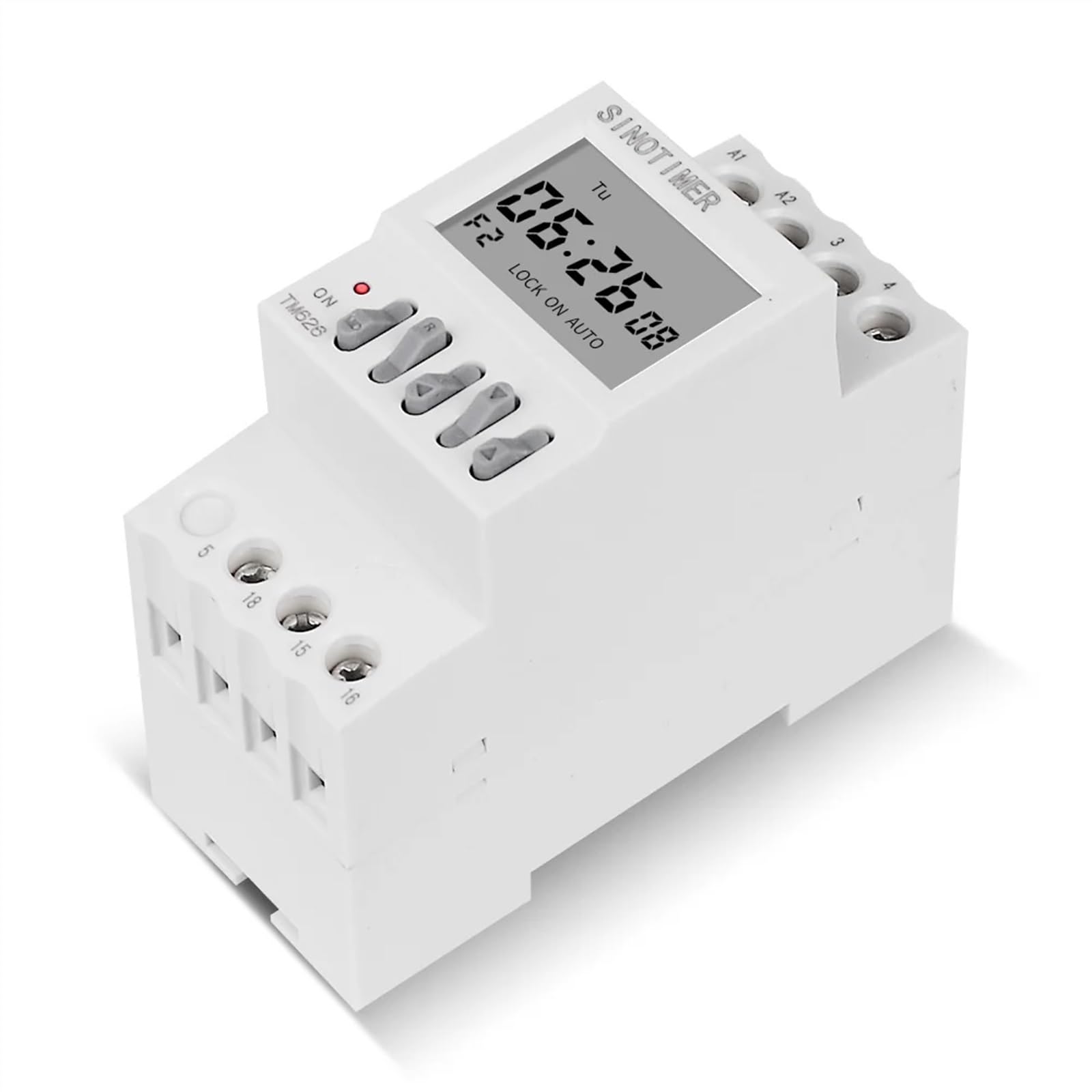12 V Salida de Dos Grupos Control Separado 7 días Semanal Programable 2 Canales Temporizador Tiempo de Interruptor Min. Reloj de intervalo de 1 Segundo