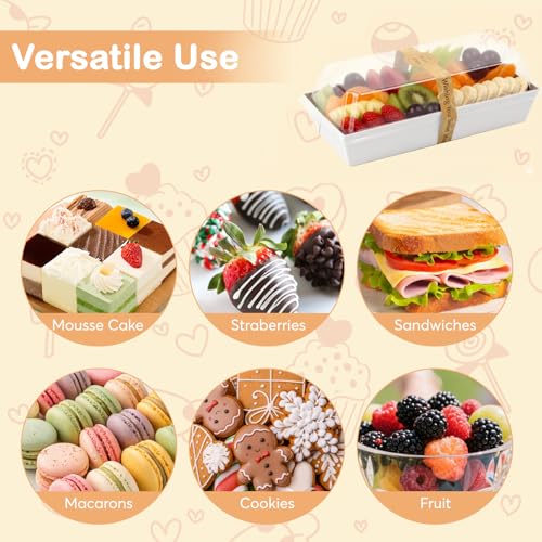 50% Off OAMCEG Disposable Charcuterie Boxes with Clear Lids