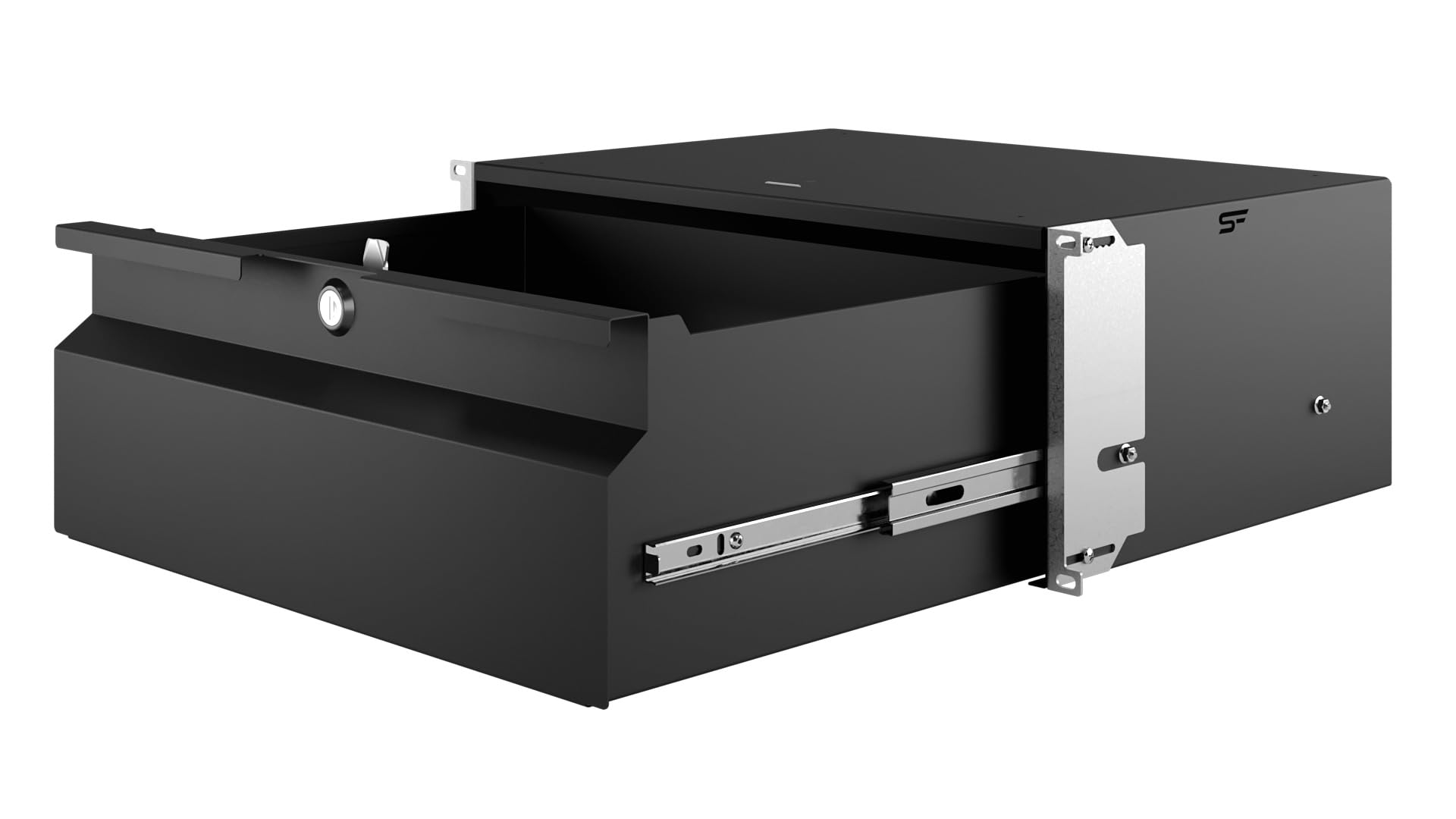 STALFLEX Ripiano 19 pollici 4U - Cassetto per Rack Server 19" in Acciaio per Armadio di Rete e Rack di Cablaggio - Capacità di Carico 25 kg - 320 mm Profondità - Accessori Rack