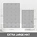 Yolife Large Shower Mat, 47 x 32 inch Non Slip Shower Mats for Inside Shower with Drain Hole, No Odor Soft TPE Shower Floor Mat, Extra Large Non Slip Shower Mat with Suction Cups, Grey