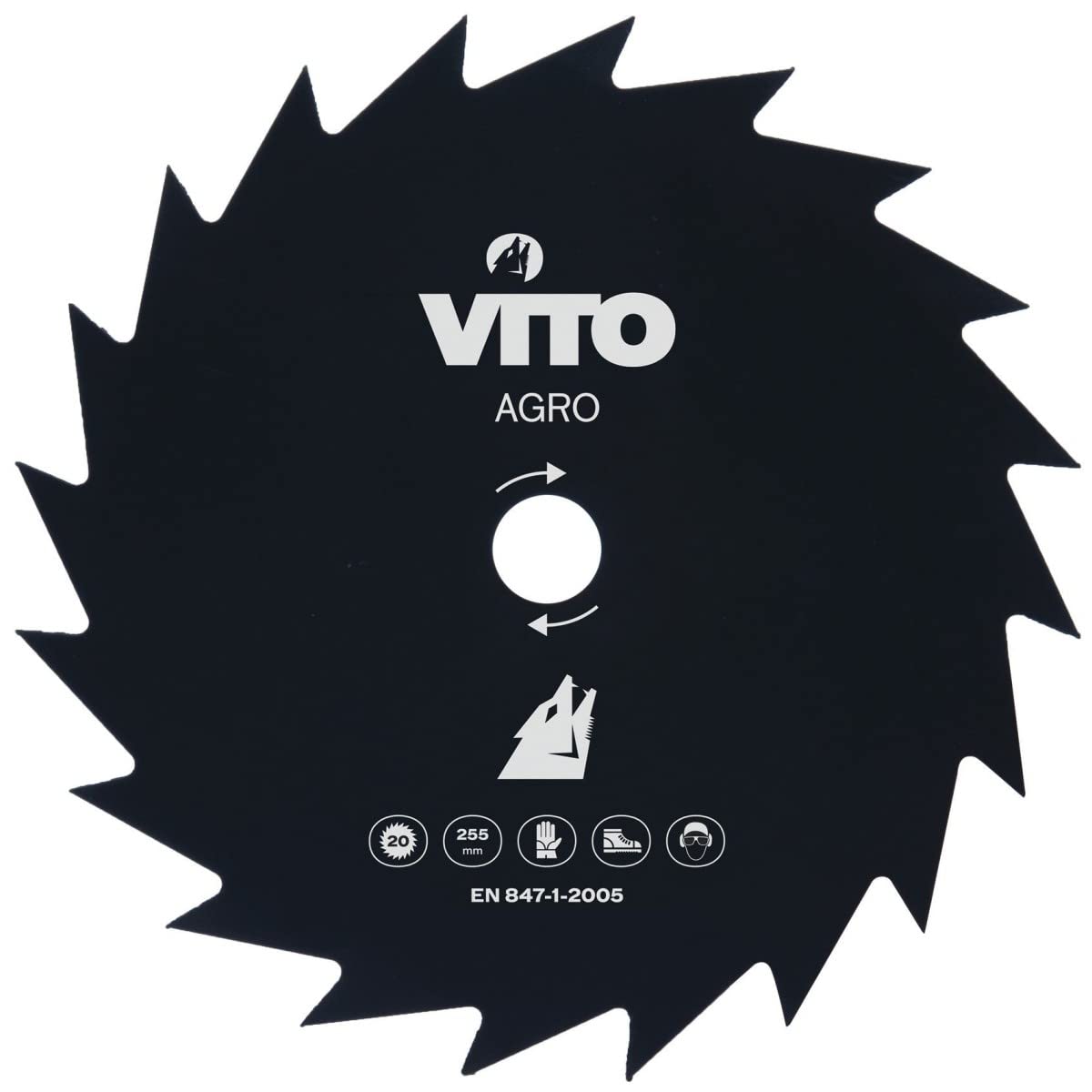 Confezione Da 2 Lame Per Decespugliatore In Acciaio Al Carbonio Da 25,4 - Foto 10