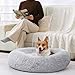 JOLLYVOGUE Dog & Cat Bed, Calming Anti-Anxiety Pet Bed for Small Dogs, Fluffy Donut Cushion for Small and Medium Pets (20