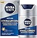 NIVEA MEN Anti-Age Hyaluron Feuchtigkeitscreme (50 ml), Gesichtscreme mit LSF 15 mildert selbst tiefe Falten, schnell einziehende Gesichtspflege mit Hyaluron