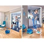 Leifheit Clean Twist Spin Mop and Bucket Set with Rollers | Telescopic Handle, 360° Joint, Spin-Dry System | Easy Glide Wheels | Blue - Image 3
