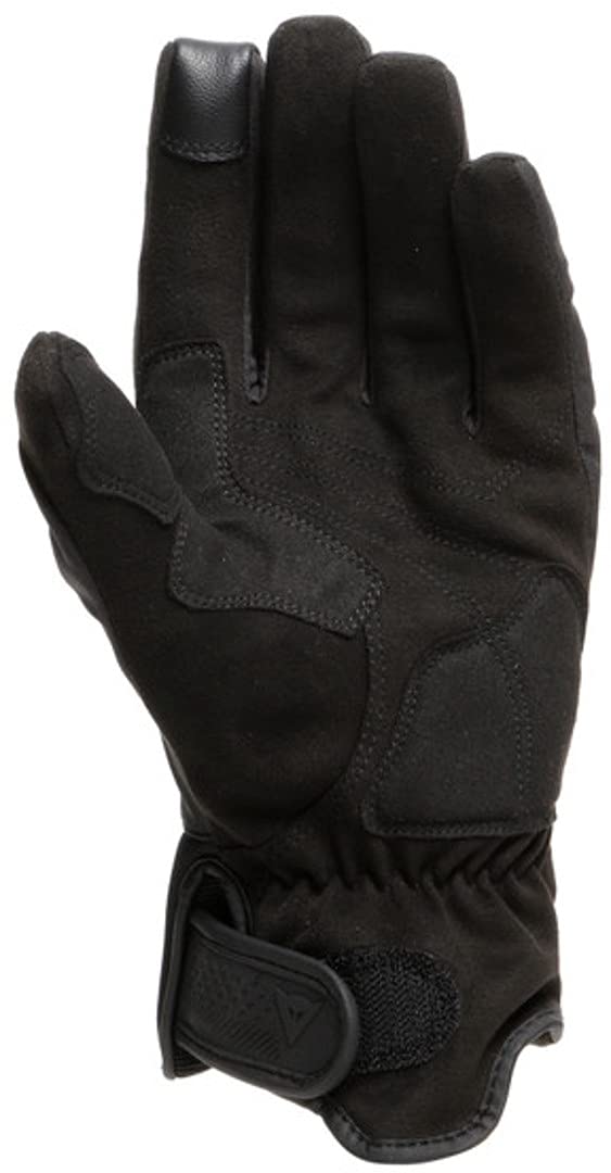 Dainese Stafford D-Dry Gloves, Guantes Moto Transpirables Verano, Hombre, Negro/Antracita, L
