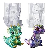 LET’S Resin Dinosaur Resin Molds Silicone,Large Dragon Figurine Epoxy Resin Molds,Lifelike Tyrannosaurus Rex and Triceratops Animal Silicone Molds for Resina Art, Gifts, Home Decor