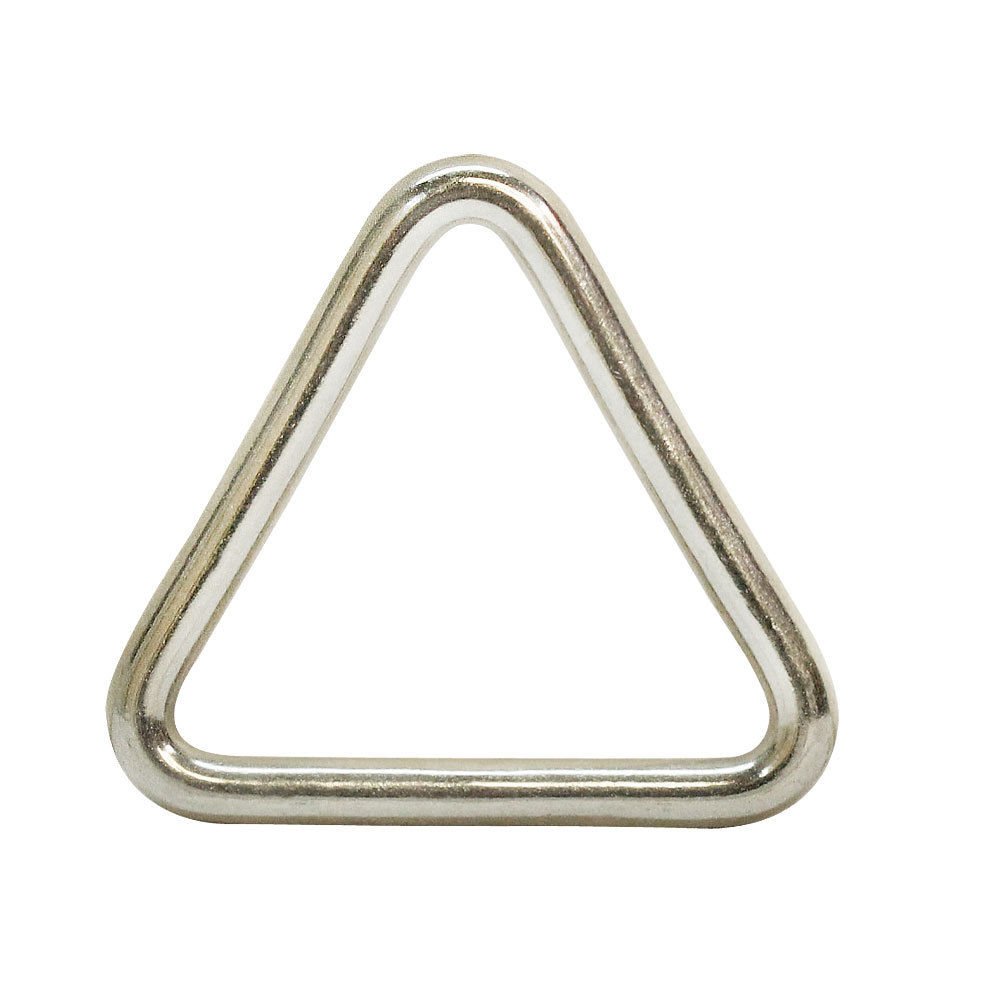 5Pc 316 Stainless Steel Triangle Ring Welded 1/4