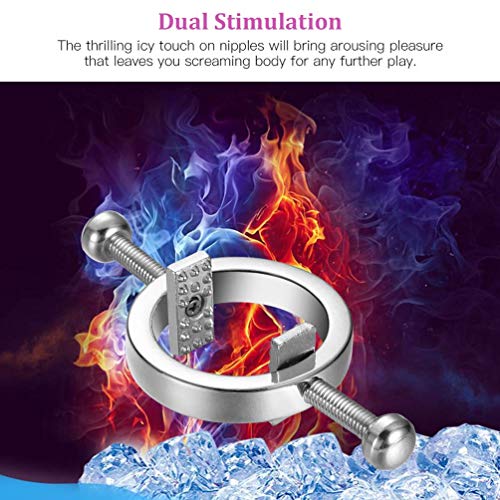 UTIMI Nippelklemmen Fetish Instelbaar Sexy borstklemmen erotiek SM tepelgewichten seksspeelgoed voor vrouwen en mannen (paar) - Afbeelding 5