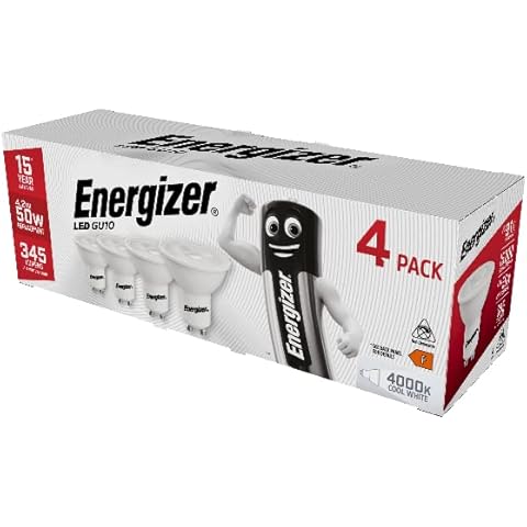Energizer GU10 Cool White LED Bulbs Cover