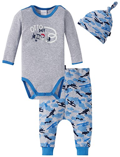 Schiesser Baby Jungs Set di Biancheria Intima, Multicolore (Sortiert 1 901), 6 Mesi (Pacco da 3) Bimbo