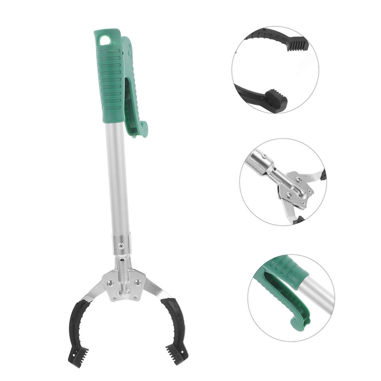 Müllsammler Greifzange aus Kunststoff 2 Stück Ergonomisches Greifwerkzeug mit Vielseitiger Anwendung Faltbar für Haushalt und Müllsammlung Praktischer Handgreifer für Senioren