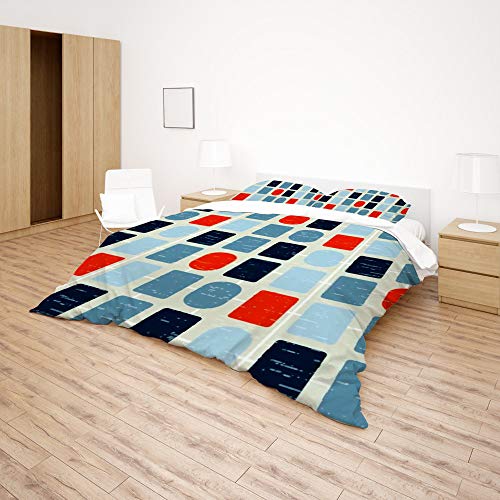 Housse de couette douce sans repassage pour lit Long Twin avec ses 2 taies d'oreiller - 5