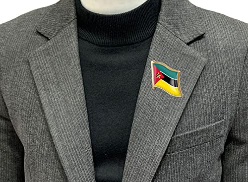 Image of vmcoatdu Country Flag Pin Badge International Travel Brooch Metal Alloy Souvenir Pin for Hat Clothes Backpack