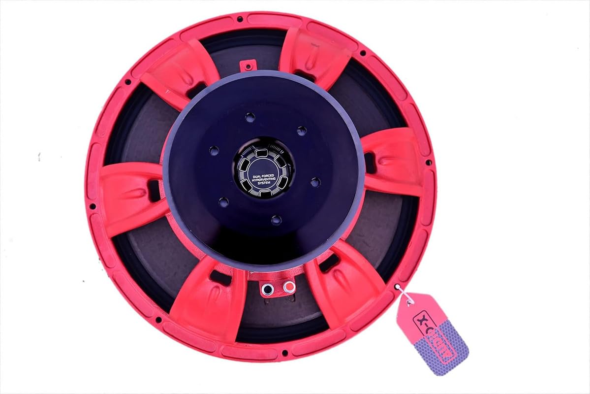 Audio-X Redbull 450W Rms at 8 Ohm Speaker, 15 Inch Speaker for DJ