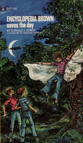 Encyclopedia Brown Saves the Day 0671297473 Book Cover