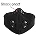 Coxeer Dust Mask, Motocycle Mesh Cover Dust Mask Half Face Bike Mask for Outdoor Activities