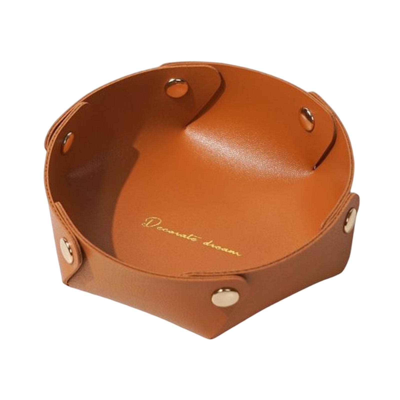 SAZ DEKOR Tabletop Leather Tray Practical Storage Box for Remote Control Jewelry Orange|Keychain |Watches For Men| Necklace Set Women |Jewellery Storage Boxes| Watch Box Organizer |Car Pouch |Rings (B0CDLTCVB7) Amazon Price History, Amazon Price Tracker
