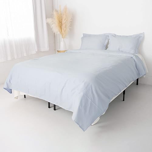 Mayfield Juego de funda de edredón tamaño King con fundas de almohada fabricado en Estados Unidos  Juego de funda de edredón de hotel 100% algodón