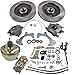Front Disc Brake Conversion Kit Manual Master Cylinder & Valve Replacement for 1957-1972 Ford Galaxie & Fullsize Cars Part Number DBKFSFD64STD