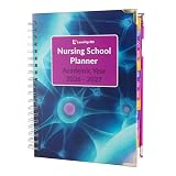 Nursing School Study Planner - Nursing Student Gifts - Fall 26/Spring 27 Calendar Year - Dates Start August 1st 2026 through August 31st 2027