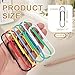 PATIKIL 4 Inch Large Paper Clip, 15PCS Big Paper Clip Extra Large Huge Metal Giant Clips Rust-Proof Strong Durable Bulk Cute for Home Office Accessories Bookmark, Black