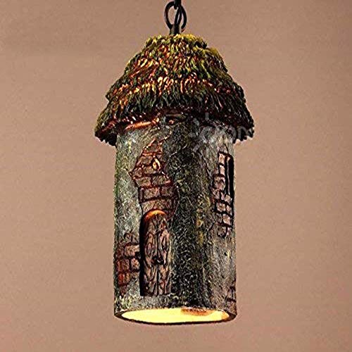 Lustre de salle à manger créatif résine fer pour éliminer la lumière crue