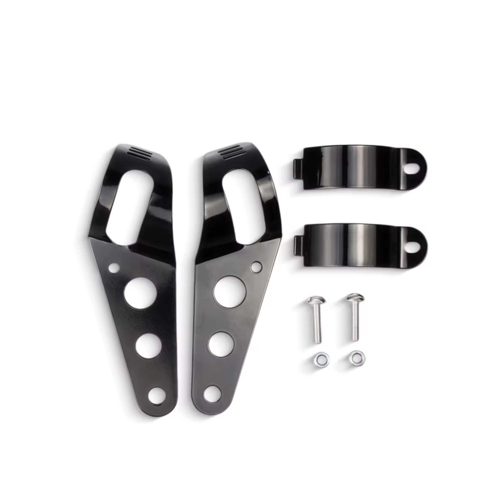 Kangboz One Color Motorbike Lights Brackets Compatible With For Bobber For Racer For Kz1000 1100 Motorcycle Modified Front Headlight Bracket Fork Lamp Holder Parts