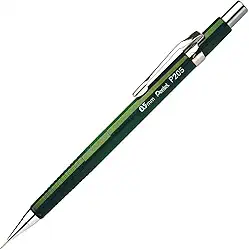 Lapiseira Sharp P200 Pentel 0.5mm Verde