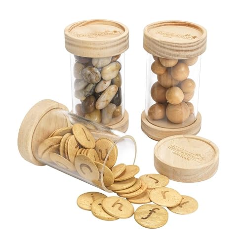 Excellerations Tubos apilables recargables - Juego de 6