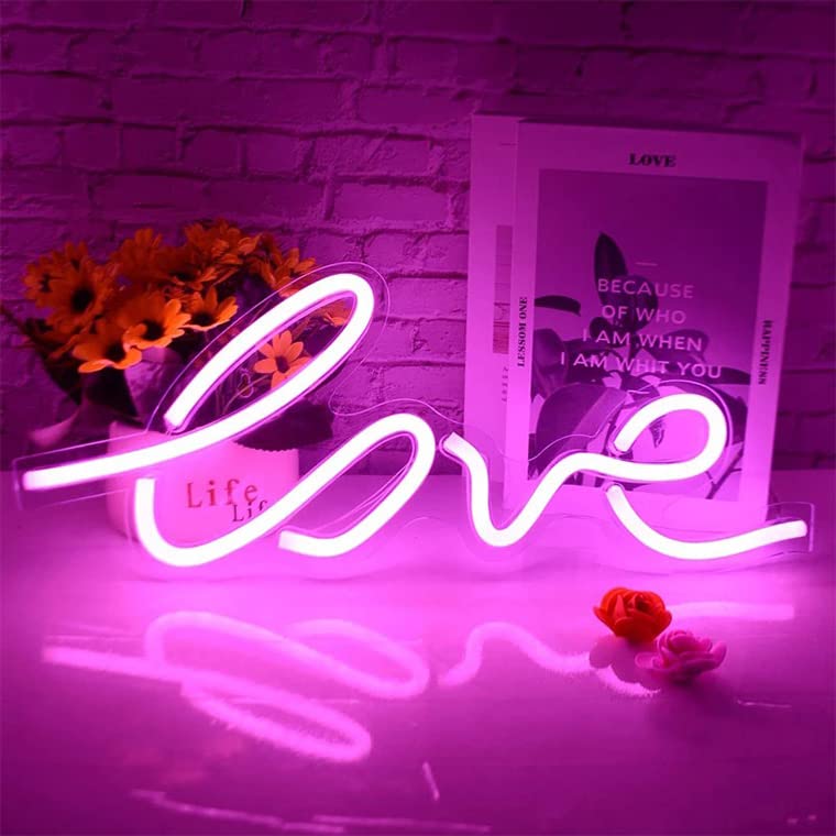 Amazon | 電光ホーム LED ネオンサイン ラブ LOVE USB電源 ネオン