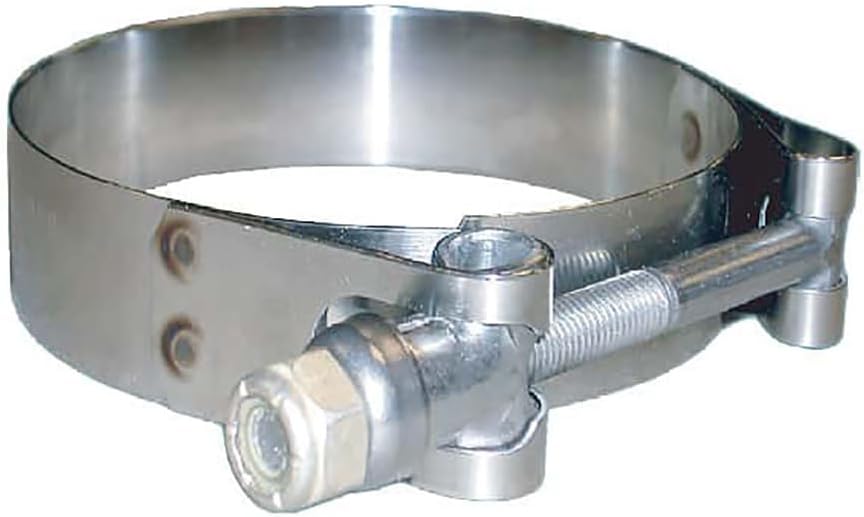 720-8001L - Aftermarket Replacement 316 SS T-Bolt Clamp - 3/4 Inch Band - 862 Inch-919 Inch Range - 10-Pack Compatible with Trident Marine