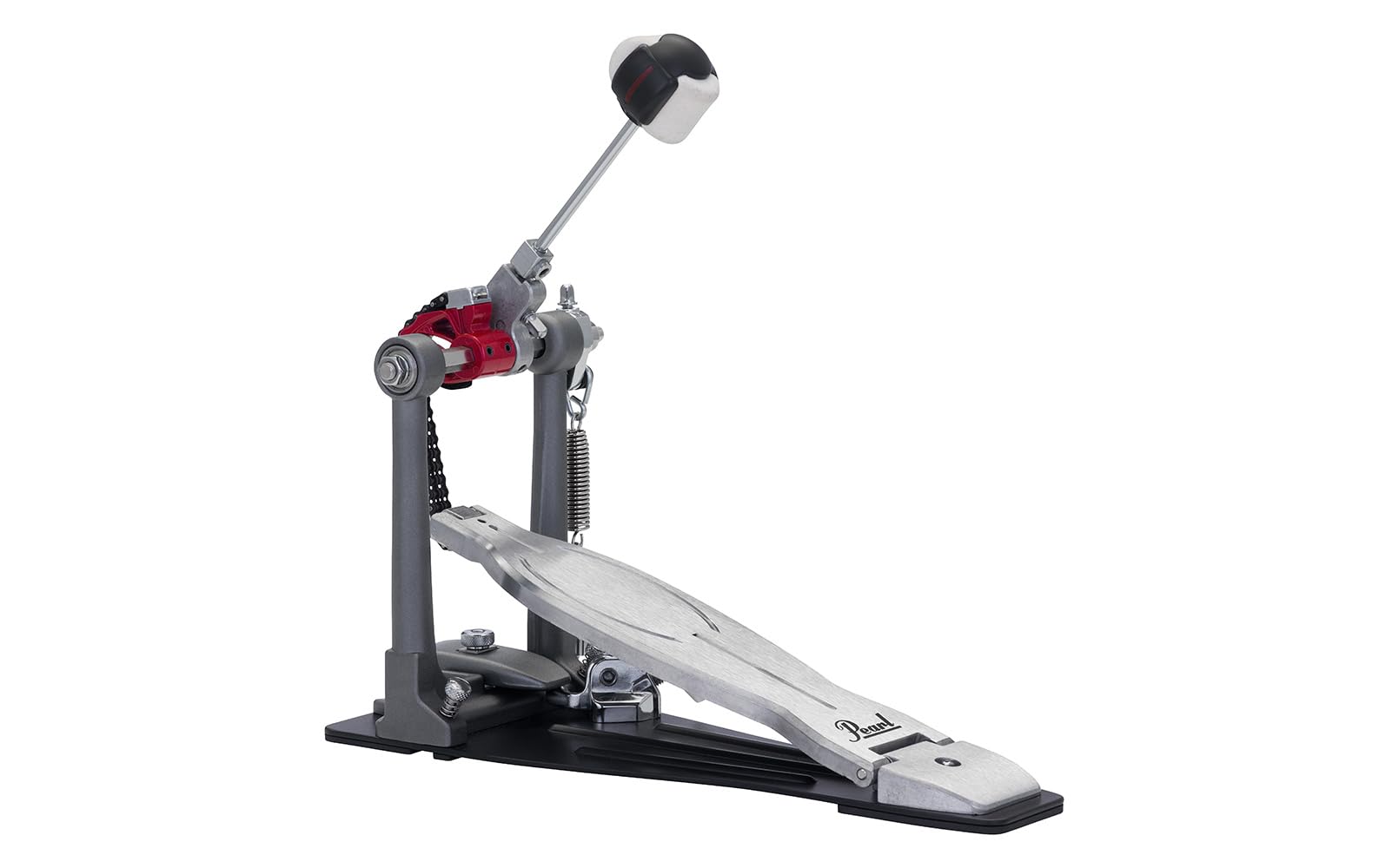 Pearl Eliminator Solo Pedale per grancassa w/Red Radical Progressive Action Cam P1030R