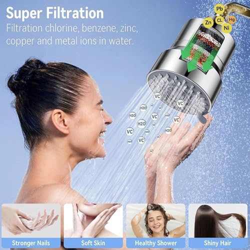 Filtre de pomme de douche pour apaiser la peau sèche et sensible - 5