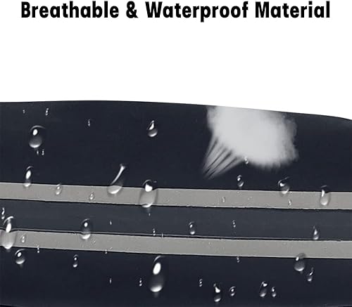 Miniatura 4 de Cinturón para correr para mujeres y hombres, elegante, ajustable, impermeable, reflectante. Ajuste cómodo, cremallera duradera, bolsillo espacioso,