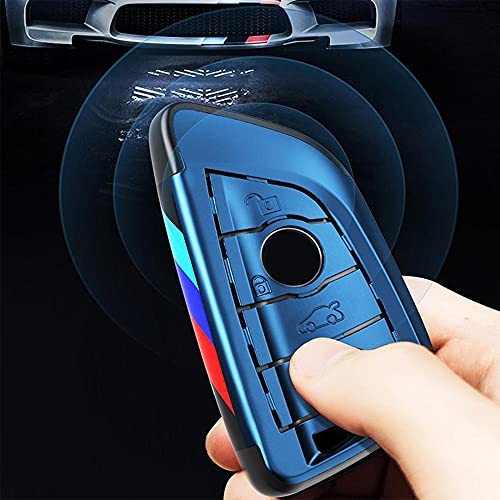 WSWJDW Porta-chaves do carro capa porta-chaves Bolsa com anel, adequado para BMW F15 F16 F48 G30 F85