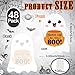 Engrowtic 48 Pcs Halloween Ghost Gift Card Holder Thanks for All You Boo Gift Tags Halloween Teacher Bus Driver Appreciation Stuff for Classroom Office Party Favors