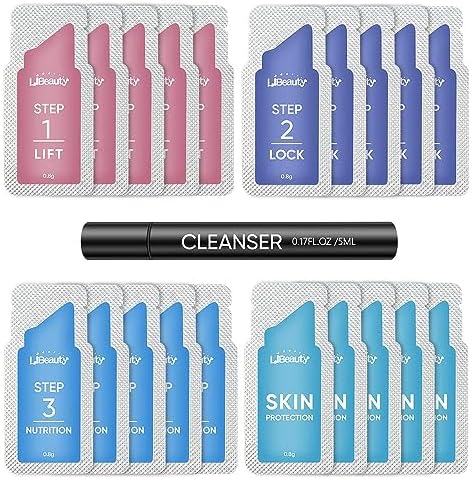 Libeauty Brow Lamination Kit, Lash Lift Kit Last 8 Weeks for Home & Salon