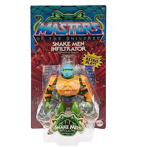 MASTERS OF THE UNIVERSE Actionfiguren - Sammlung mit He-Man und Skeletor, 14cm, 16 Gelenke, Retro-Verpackung, Mini-Comic-Heft… – Ansicht 7